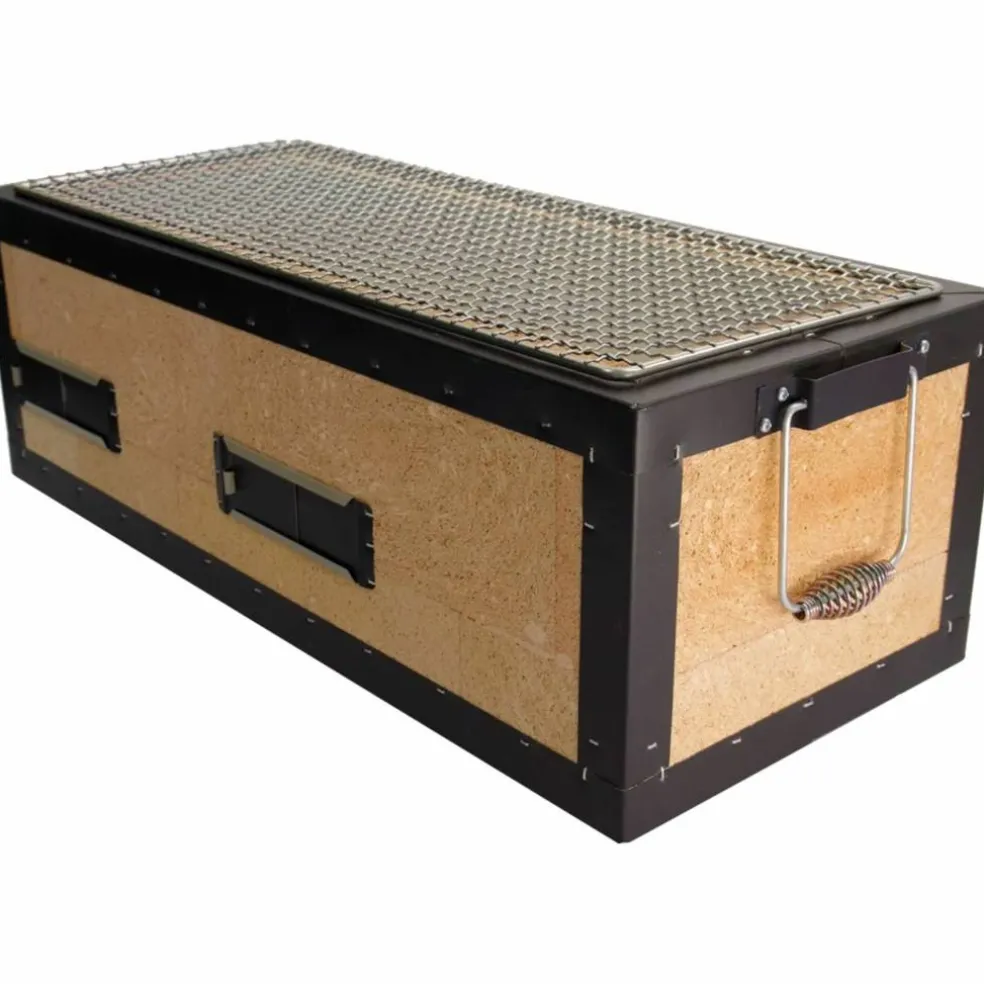 Konro bordsgrill 31x23x20 cm, diatomite