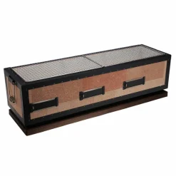 Konro bordsgrill 77x23x20 cm, diatomite