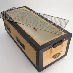 Konro bordsgrill 54x23x20 cm, diatomite