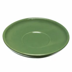Kopp med fat, blå/brun