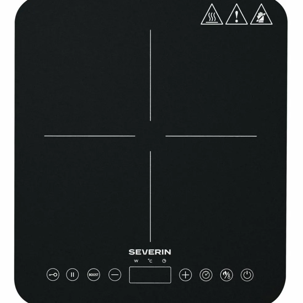 KP 1025 induktionsplatta 1 zon, svart