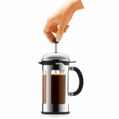 Krom kaffepress 8 Koppar 1,0 l