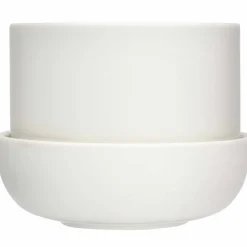 Kruka Med Fat 170x130 mm, Vit