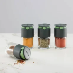 Kryddbehållare med doseringslock Set 4 st