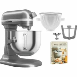 5KSM70SHXE köksmaskin 6,6 liter + 5KSMICM Ice Cream Maker, dried rose
