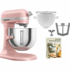 5KSM70SHXE köksmaskin 6,6 liter + 5KSMICM Ice Cream Maker, almond cream