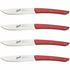 Köttkniv 4-pack, olivgrön
