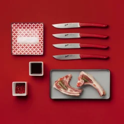 Köttkniv 4-pack, svart