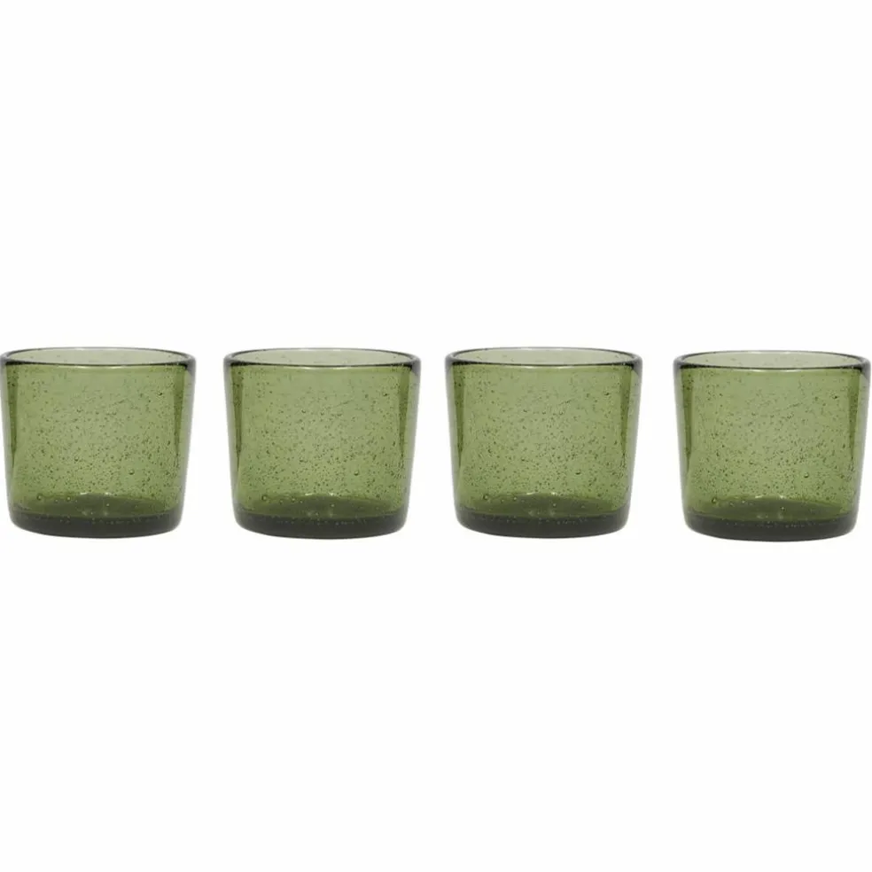 Kuki dricksglas 4 st, green