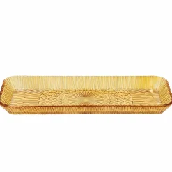 Kusintha serveringsfat 38 x 14 cm, bärnsten