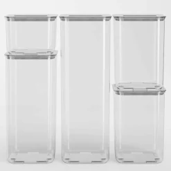 Kvadratiska Förvaringsburkar 5 pack