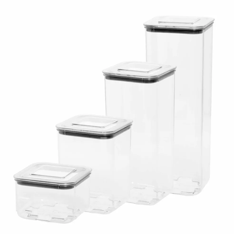 Kvadratiska Förvaringsburkar 5 pack
