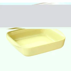 Kvadratisk ugnssäker form 1,6 liter, egg shell