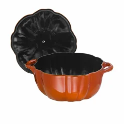 La Cocotte Pumpa gjutjärnsgryta 24 cm / 3,5 liter, svart