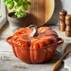 La Cocotte Pumpa gjutjärnsgryta 24 cm / 3,5 liter, kanel