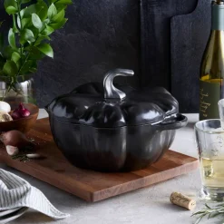 La Cocotte Pumpa gjutjärnsgryta 24 cm / 3,5 liter, kanel