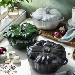 La Cocotte Pumpa gjutjärnsgryta 24 cm / 3,5 liter, kanel