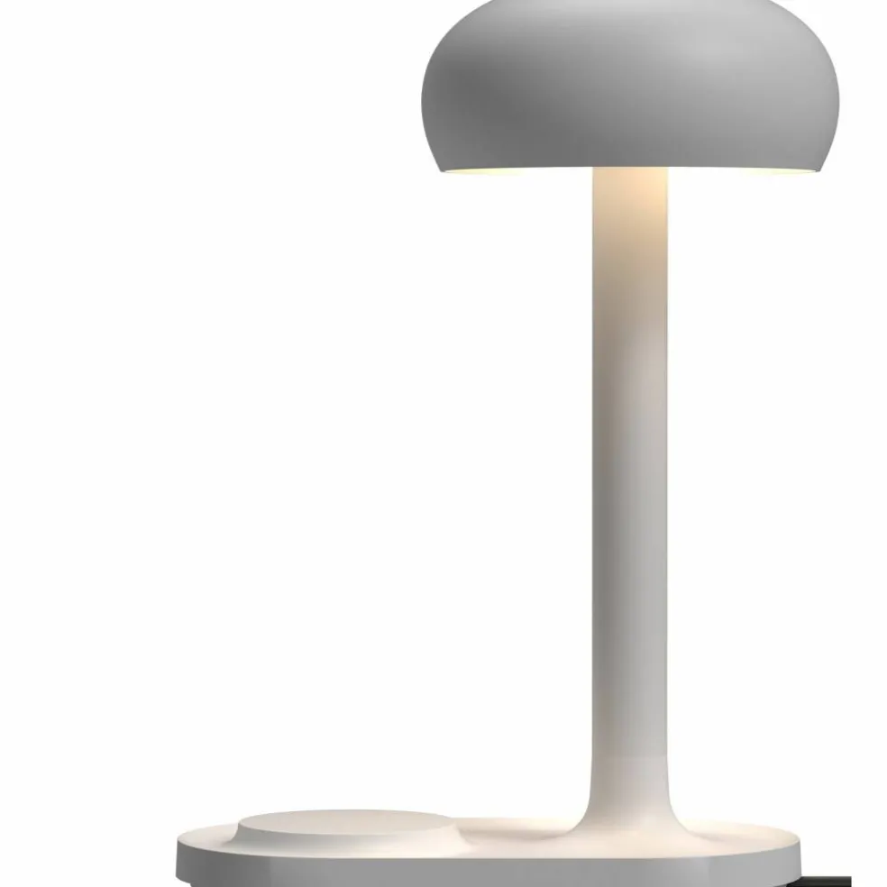 Lampa med trådlös Qi-laddare, cloud