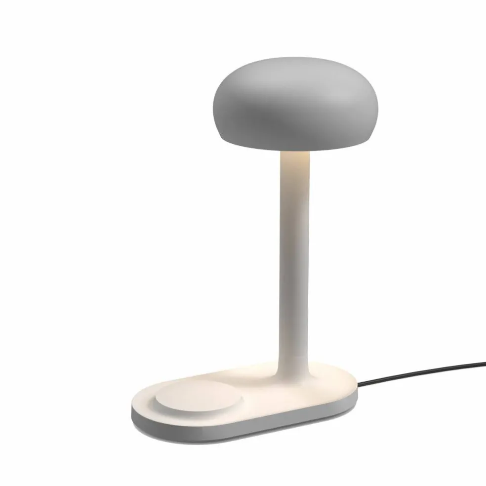 Lampa med trådlös Qi-laddare, cloud
