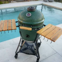 Large Gen 2 kamadogrill med Grillmästarens rotisserie, svart