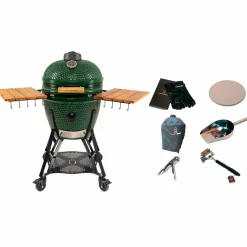 Large Gen 2 kamadogrill med tillbehörspaket, grön