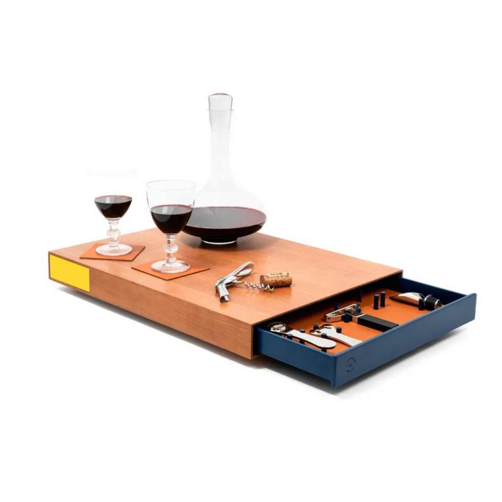 L’Atelier du Vin Le Plateau vinset, körsbärsträ