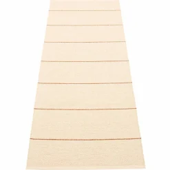 Lea matta 225 × 70 cm, beige/rust/vanilla