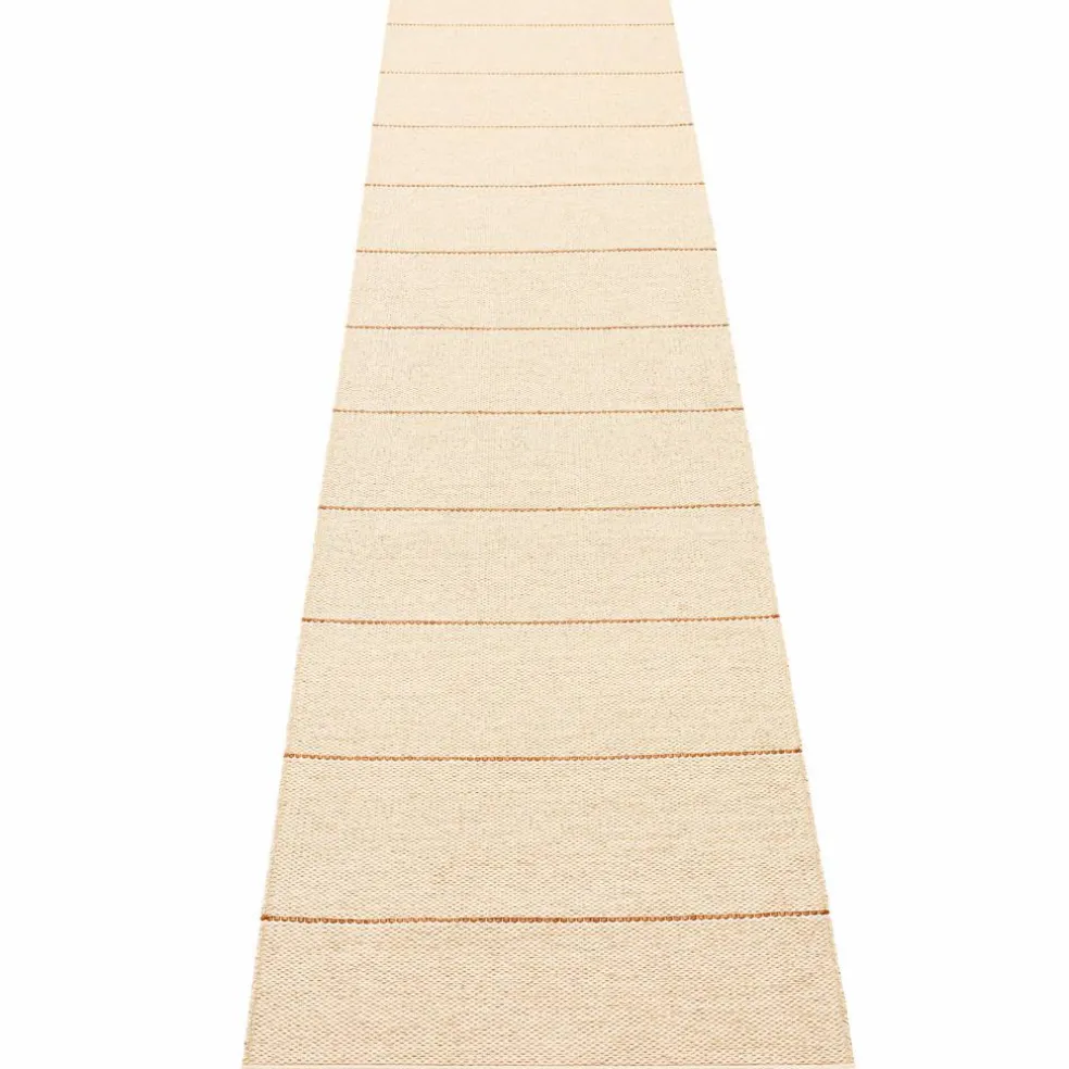 Lea matta 300 × 70 cm, linen/pine/vanilla