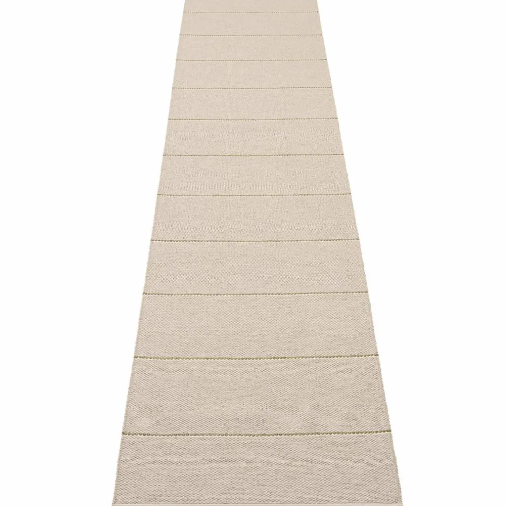 Lea matta 300 × 70 cm, linen/pine/vanilla