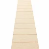 Lea matta 300 × 70 cm, potato/brown/vanilla
