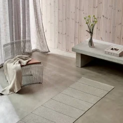 Lea matta 300 × 70 cm, potato/brown/vanilla