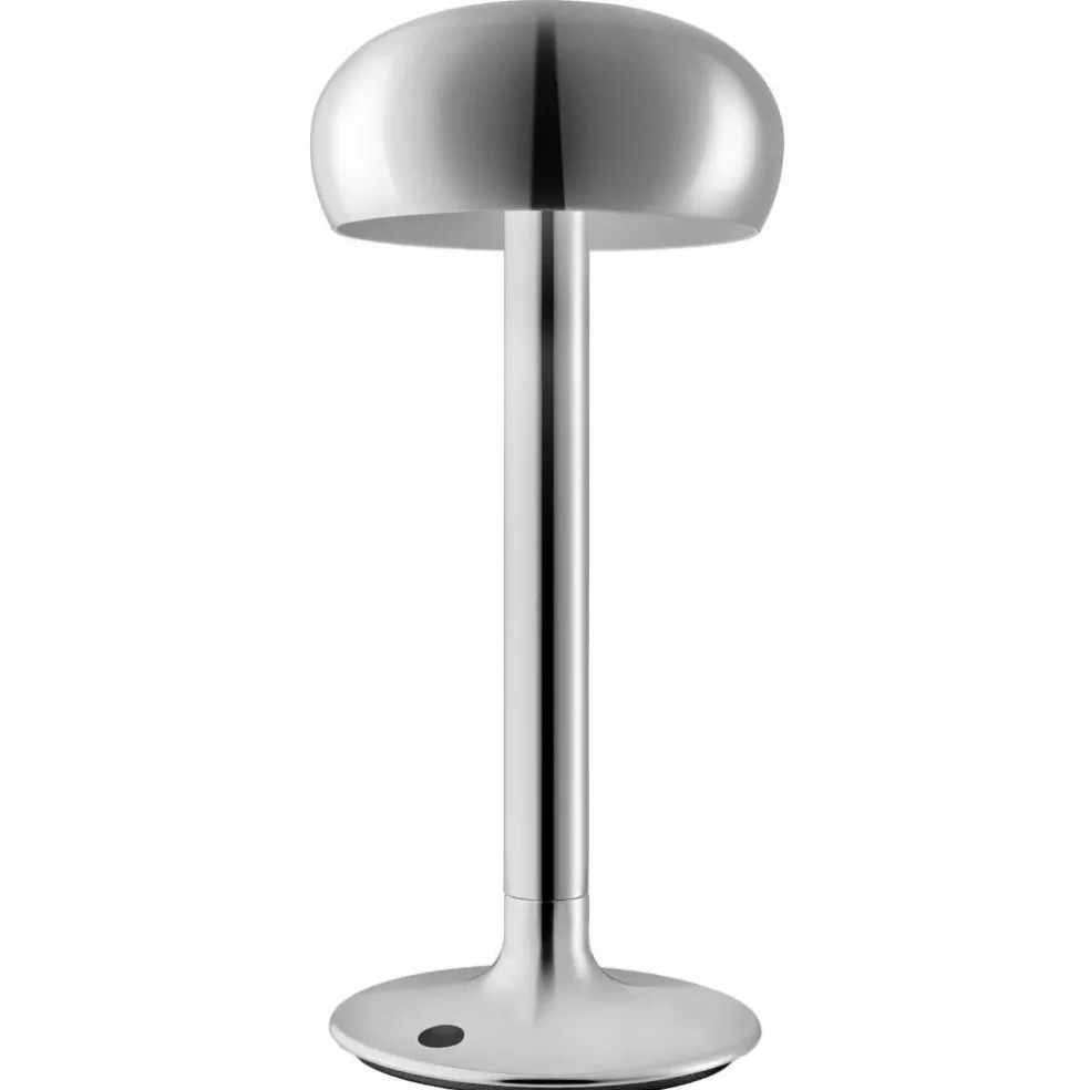 LED-batterilampa, mässing