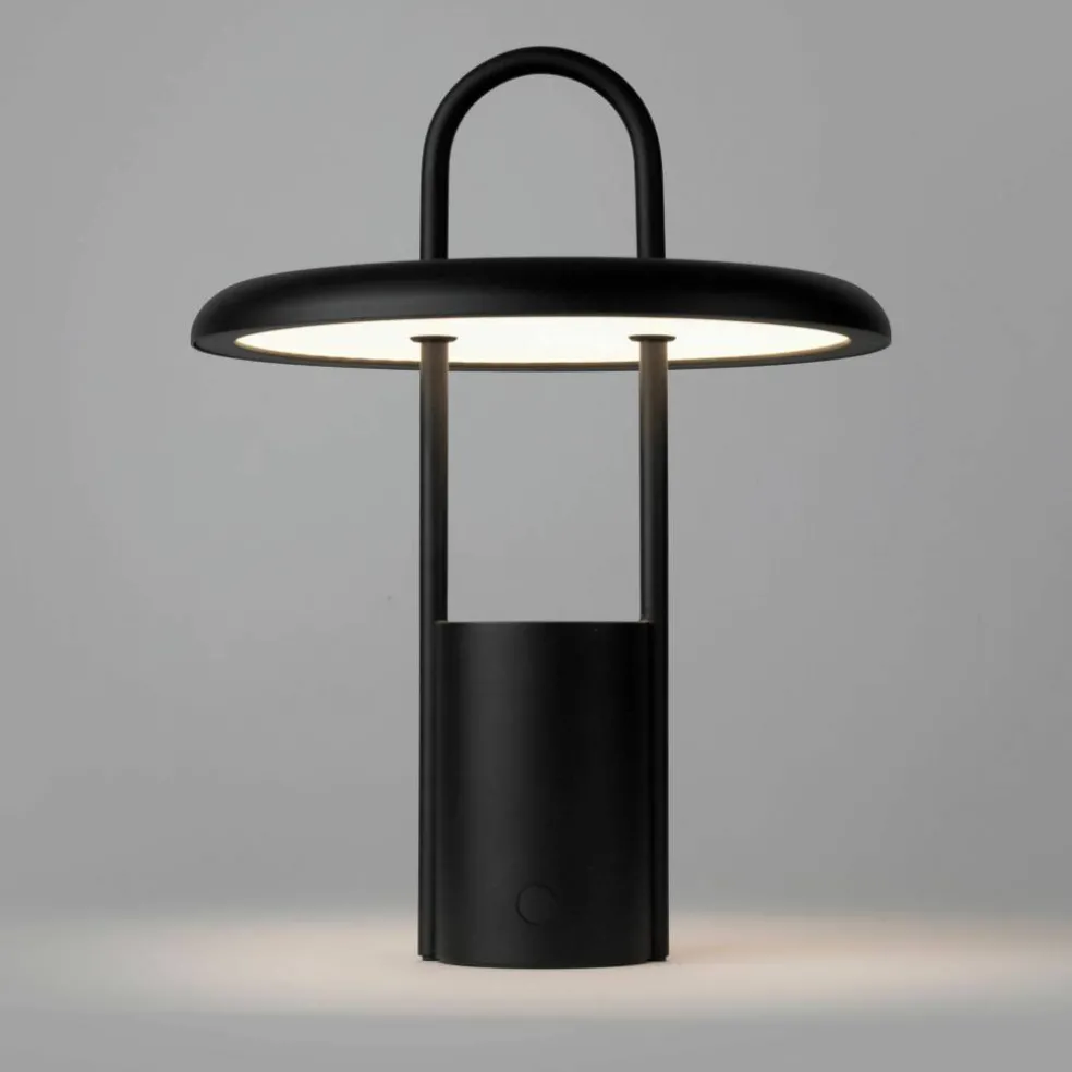 LED-lampa, svart