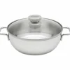 Låg Gryta med Glaslock 24 cm 3,3l