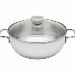 Låg Gryta med Glaslock 24 cm 3,3l