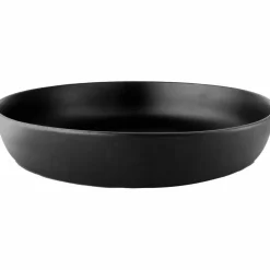 Låg salladsskål 28 cm, svart