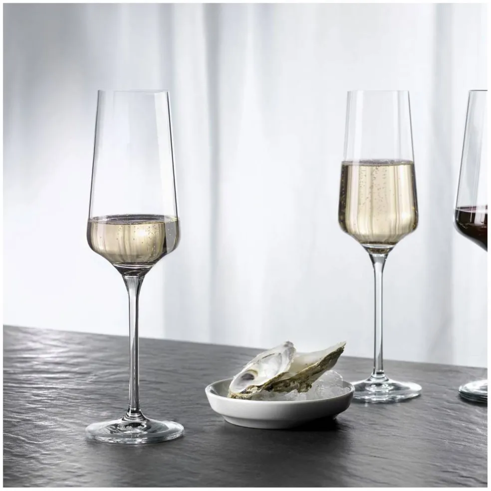 Lichtweiss champagneglas, 2-pack