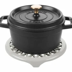 Lilie grytunderlägg 23 cm, black