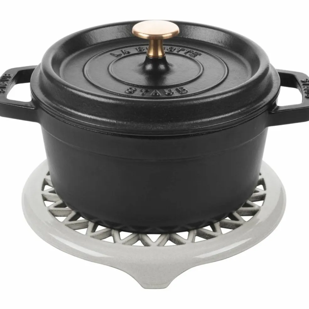 Lilie grytunderlägg 23 cm, black