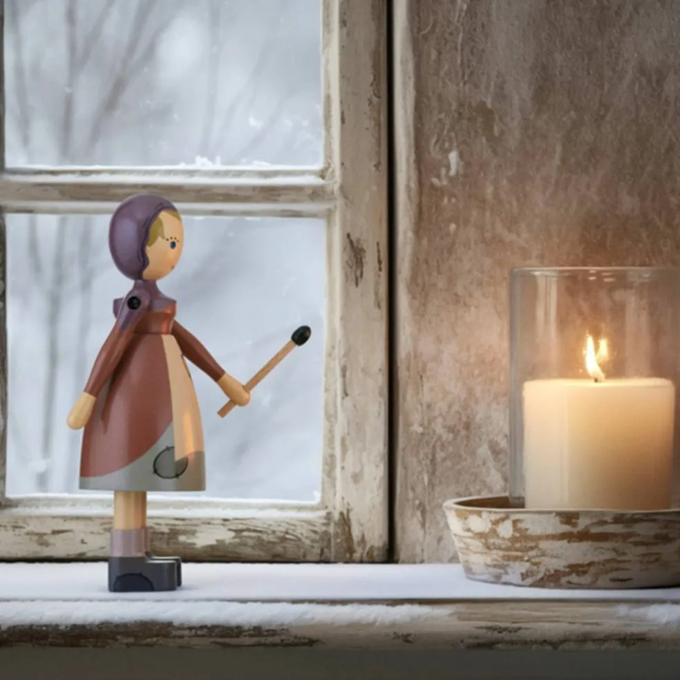 Lilla flickan med svavelstickorna