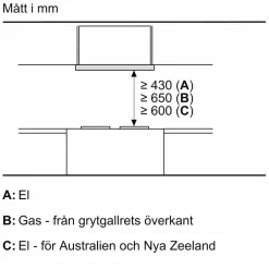 LI64MA531 iQ300 utdragbar köksfläkt, silver