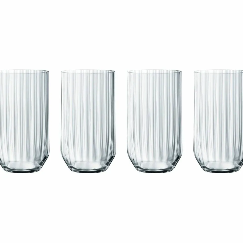 Linear longdrinkglas 4-pack