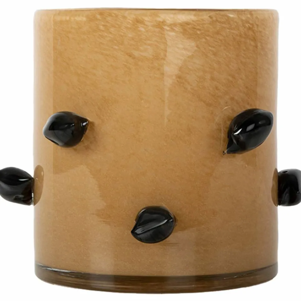 Ljuslykta 15 cm, beige