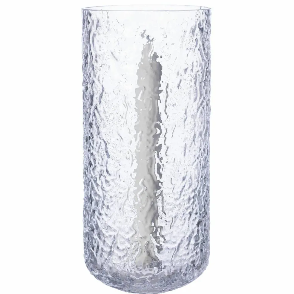Ljuslykta 9 cm, mönstrat glas