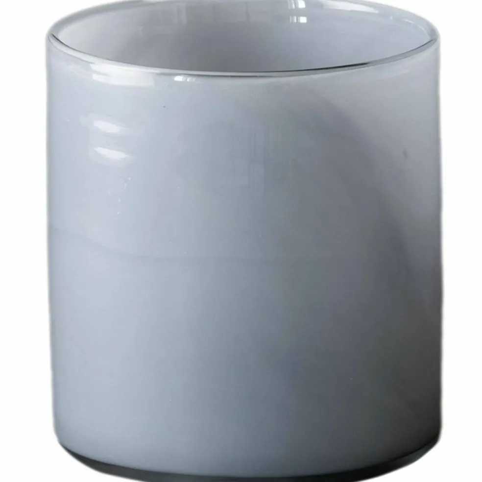 Ljuslykta, dusty blue, medium