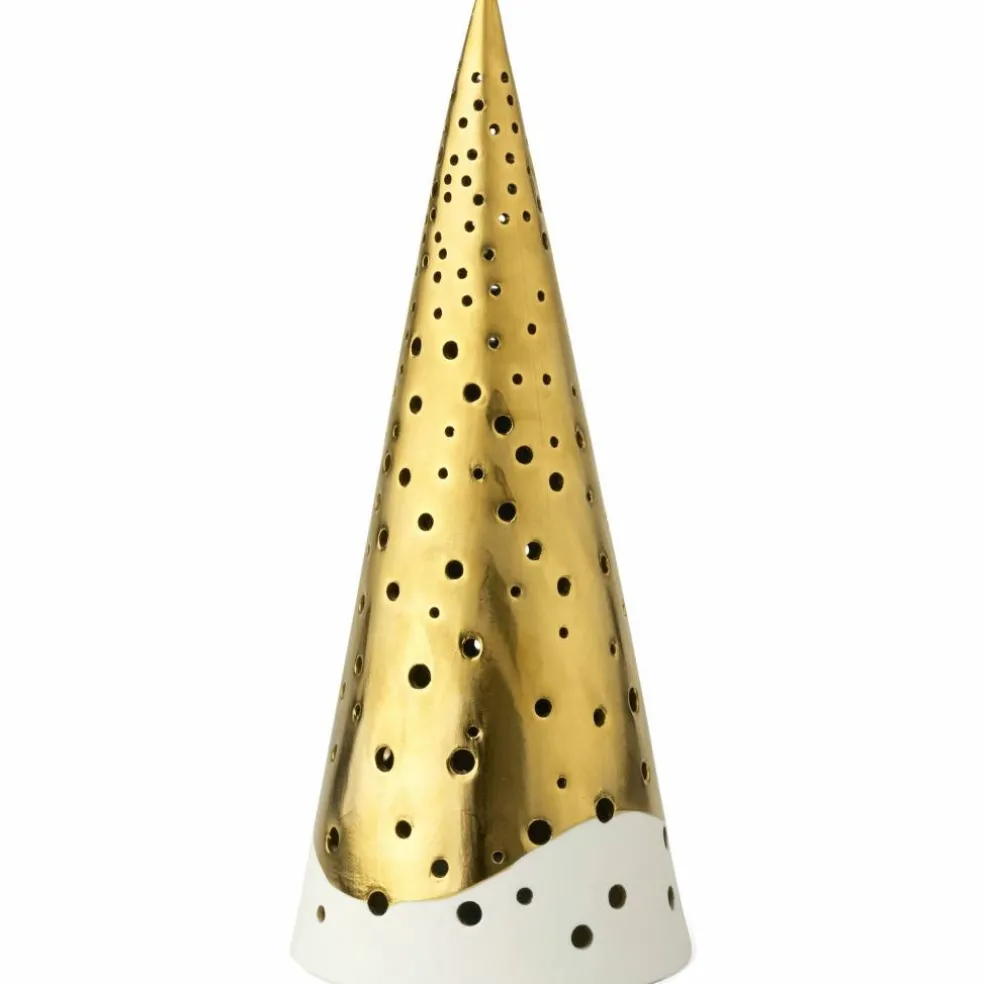 Ljuslykta guld, 19 cm