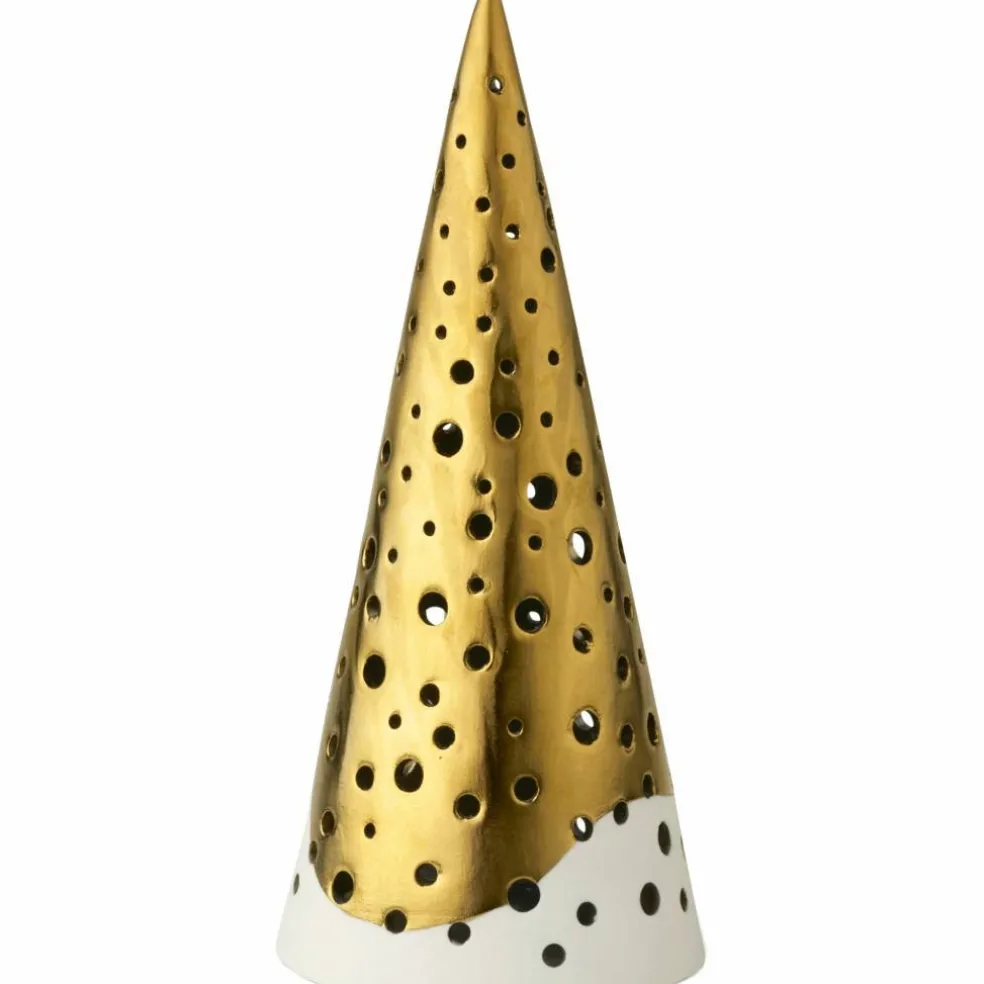 Ljuslykta guld, 19 cm