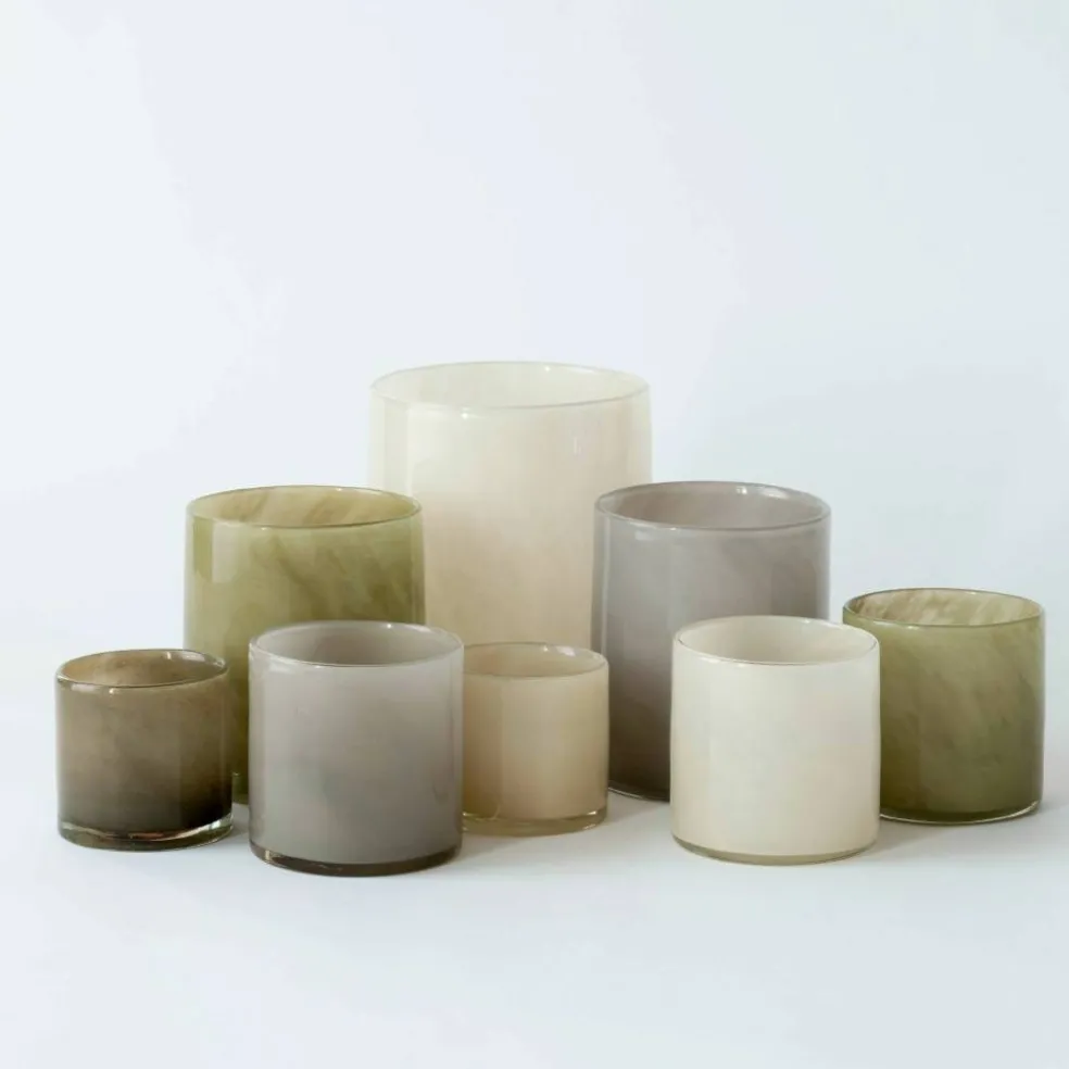 Ljuslykta, olive green, small