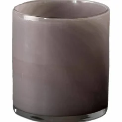 Ljuslykta, purple grey, medium