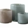 Ljuslykta 3 st, blue/purple/grey